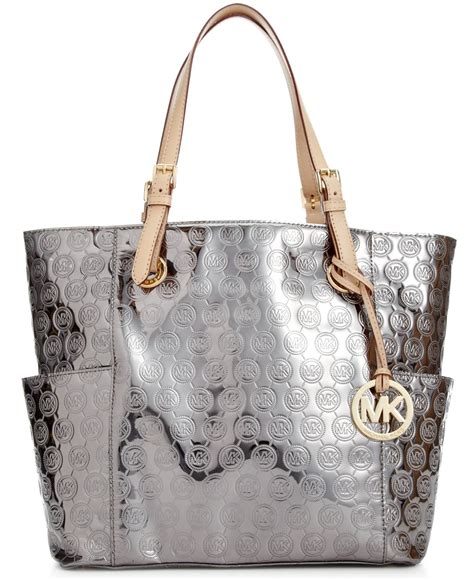 michael kors signature tote bag|Michael Kors large signature tote.